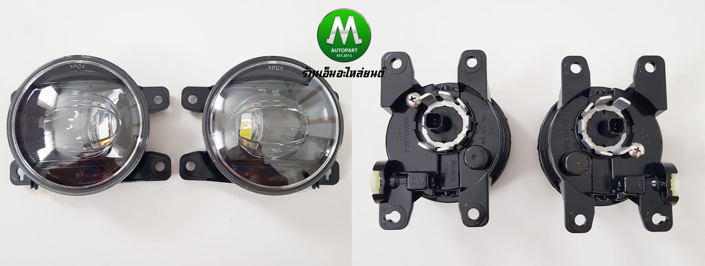ไฟตัดหมอกซิตี้ โคม LED HONDA CITY 2017 2018 2019 ฝาครอบดำ วงแหวนชุบ ฮอนด้า ไฟสปอร์ตไลท์ (รับประกันสินค้า 3 เดือน)