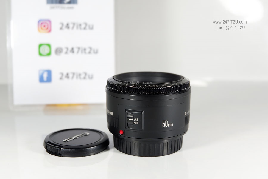 เลนส์ Canon EF 50mm F1.8 II สีดำ