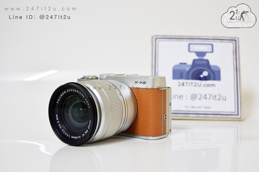 กล้อง Fujifilm X-A2+เลนส์ 16-50 mm f3.5-5.6 OIS II สีส้ม
