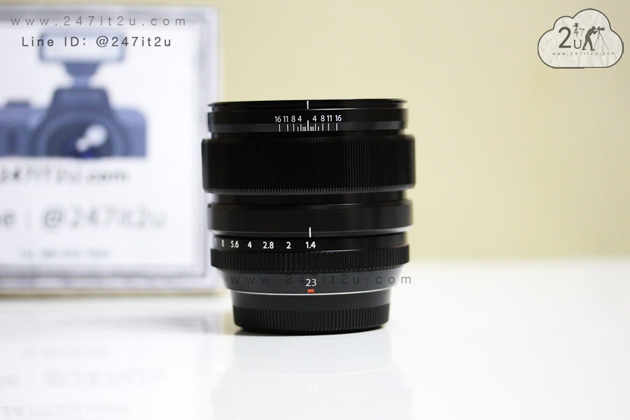 เลนส์ Fujinon 23mm f1.4 ยกกล่อง สีดำ