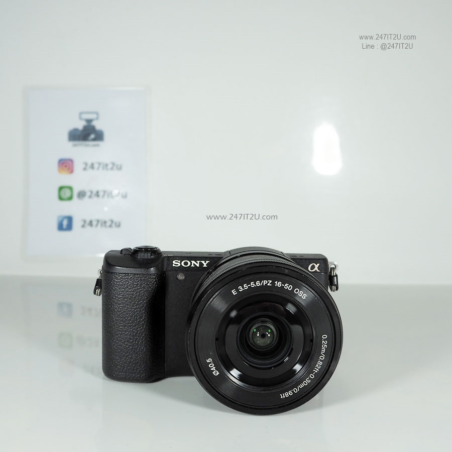 กล้อง SonyA5100 +เลนส์16-50mm สีดำ