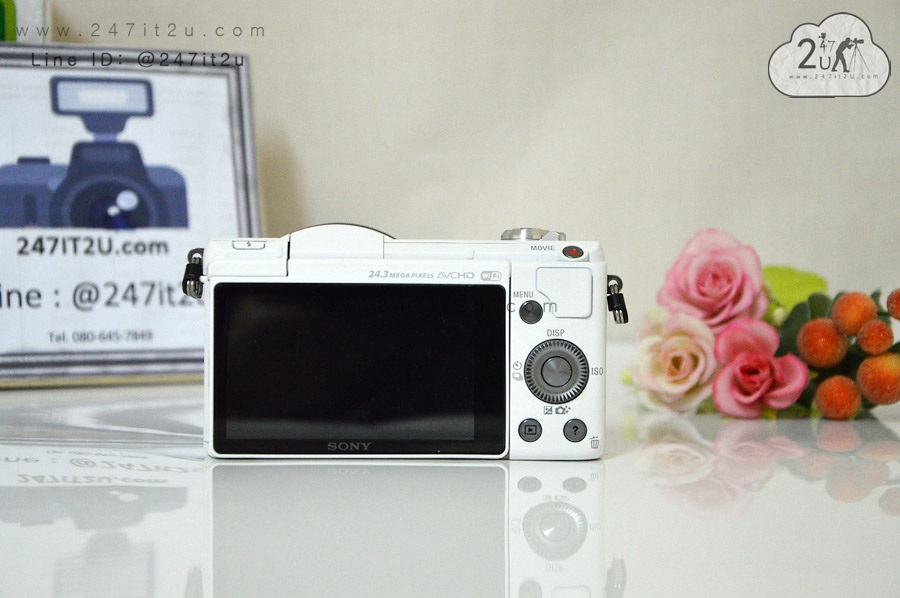Sony A5100 พร้อมเลนส์ 16-50mm สีขาวประกันศูนย์ ถึงเดือนเมษายน 2561