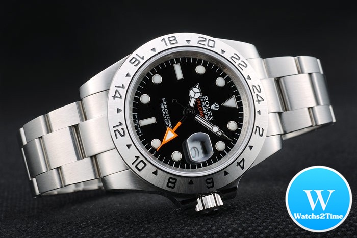 นาฬิกา ROLEX Explorer II Superlative Automatic Stainless Steel หน้าดำ