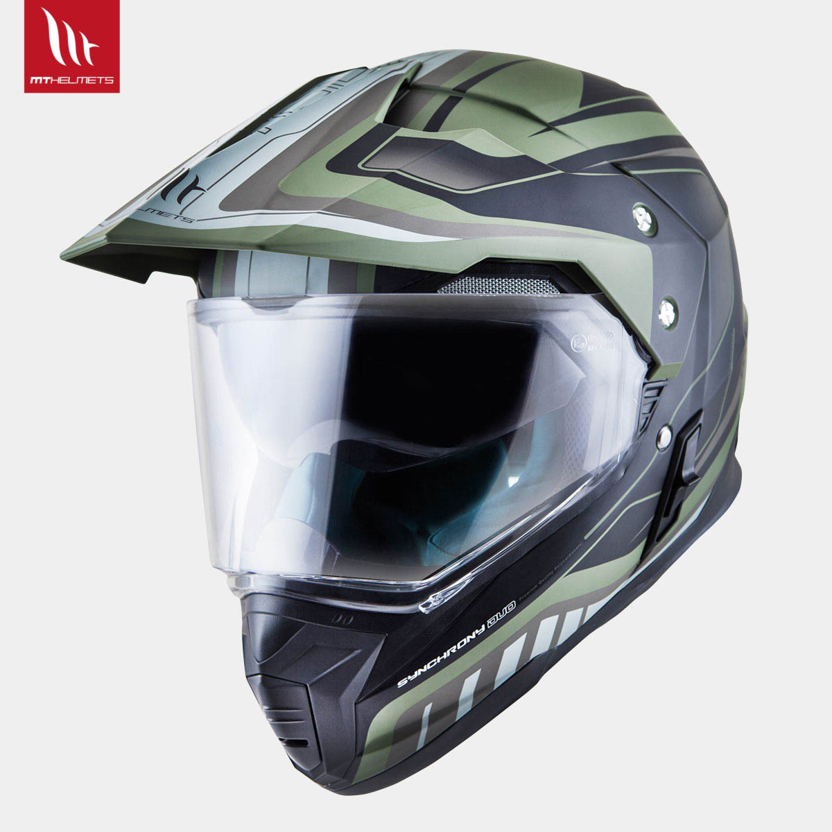 MT Synchorony Duo Sport Tourer Matt Green Militaryblack
