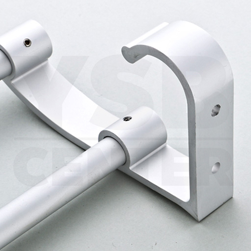 ราวตะขอแขวนอเนกประสงค์ อลูมีเนียม 6 ตะขอ รุ่น C1M079-ALM-8053-06