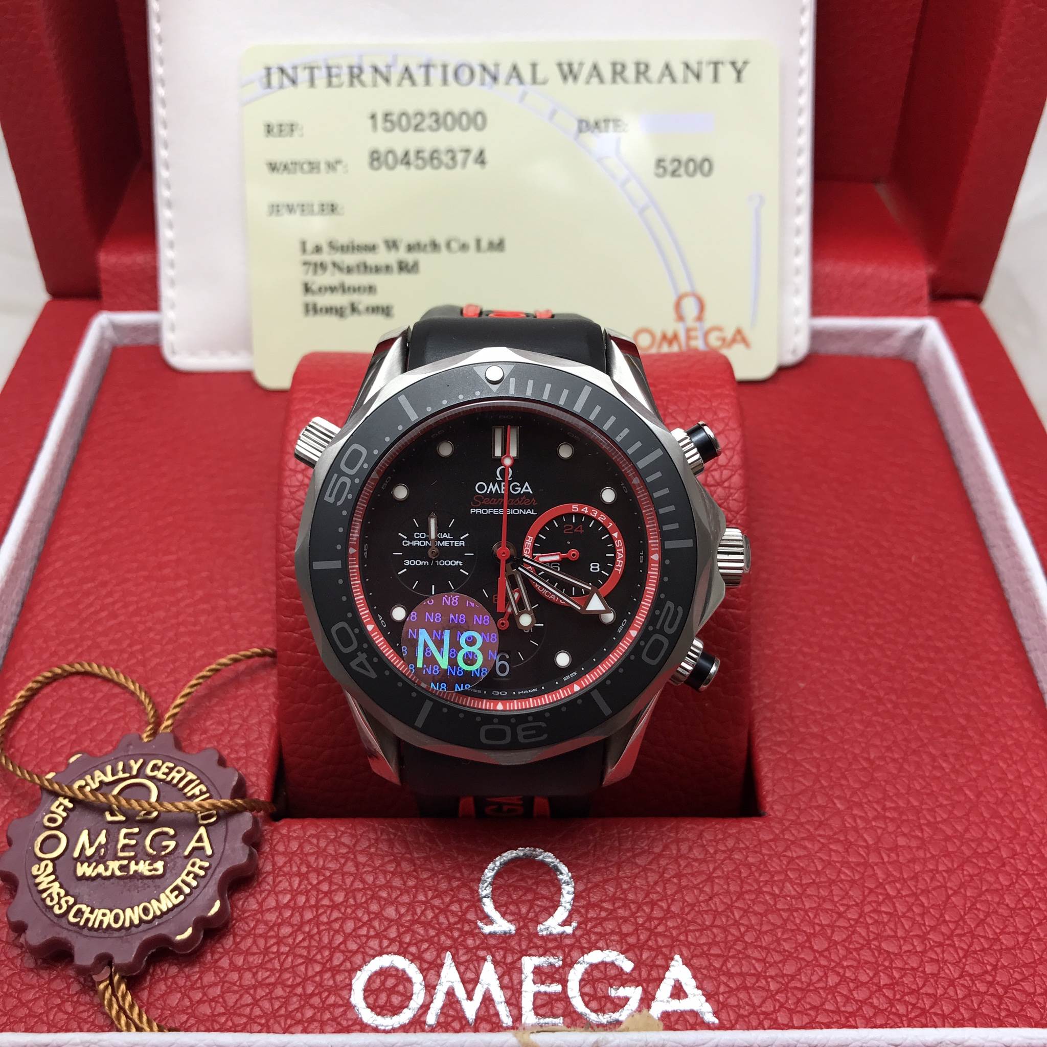 นาฬืกา Omega รุ่น Seamaster Chronograph America's Cup 2013