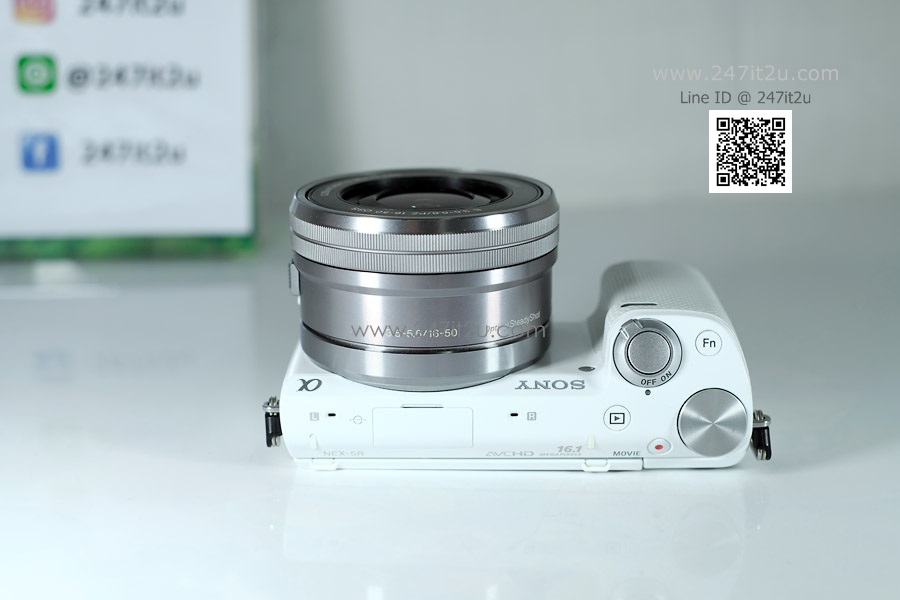 กล้อง Sony Nex-5R พร้อมเลนส์ 16-50mm สีขาว