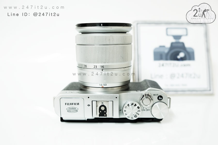 กล้อง Fujifilm X-A2 พร้อมเลนส์ 16-50 mm f3.5-5.6 OIS II สีเงิน