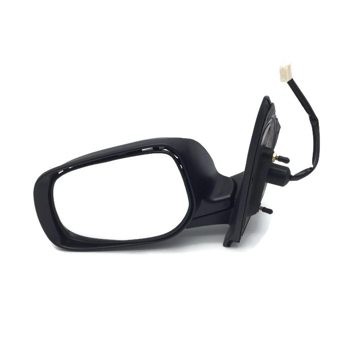 กระจกมองข้าง TOYOTA VIOS(วีออส) Gen2 รุ่นปรับไฟฟ้า 3สาย สีดำ(งานไม่ทำสี) ปี2007-2012 -ราคาต่อข้าง-