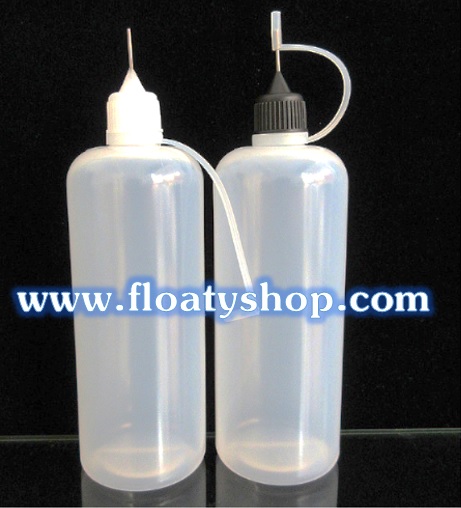 100ml PE ขวดหยดขาวขุ่น ฝาหัวเข็ม