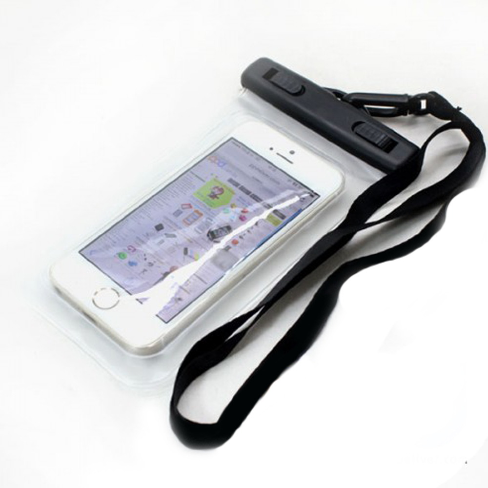 ซองมือถือกันน้ำ สำหรับมือถือ กันน้ำในระดับน้ำลึก 20 เมตร มีสายรัดข้อมือ