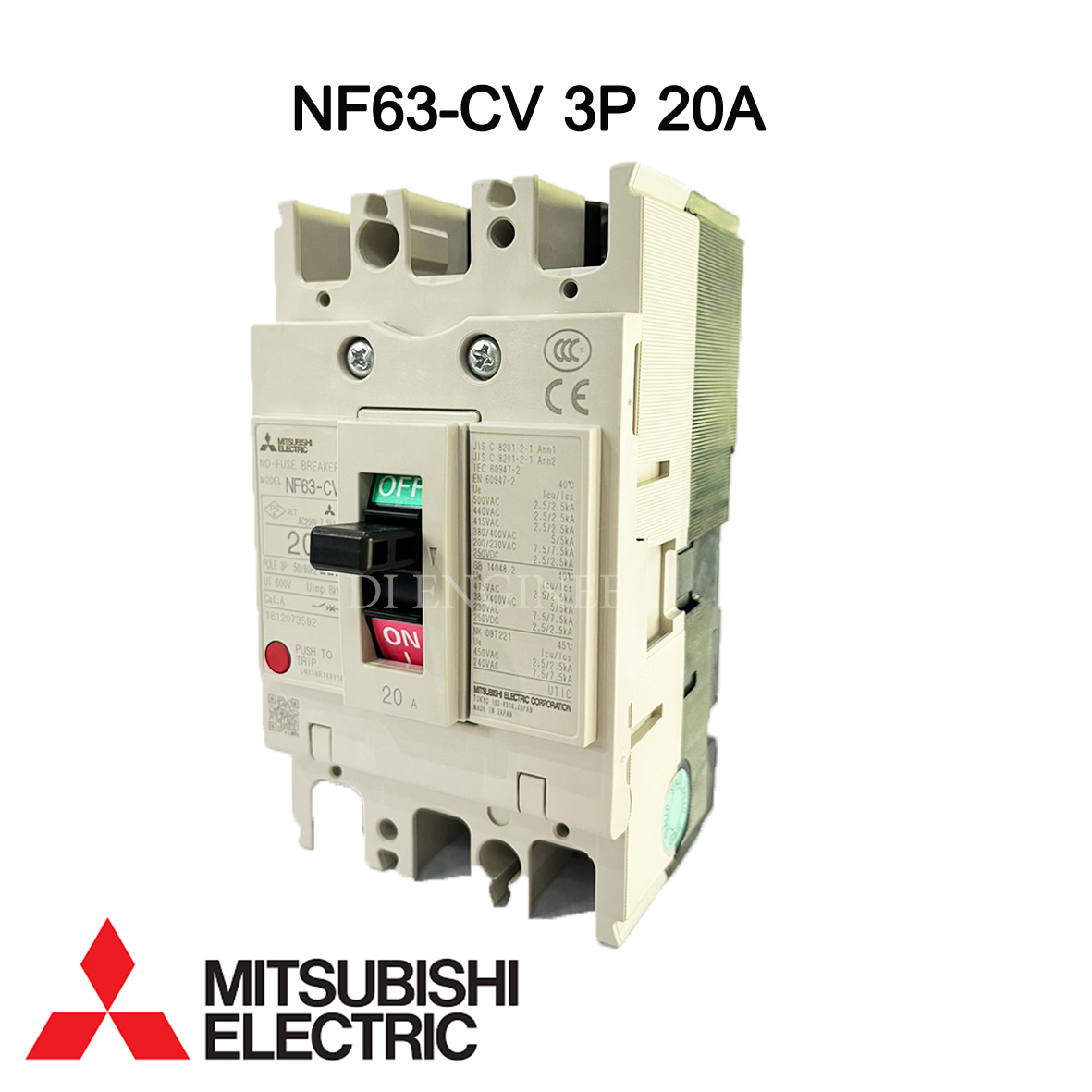 Mitsubishi NF63-CV 3P 20A