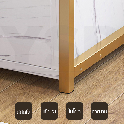 โต๊ะข้างเตียง ตู้ข้างเตียง ชั้นวางของข้างเตียง โต๊ะอเนกประสงค์ เฟอร์นิเจอร์ห้องนอน 3 ชั้น แบบ 3 ลิ้นชัก