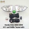 ไฟตัดหมอก ไฟสปอร์ตไลท์ HONDA CIVIC 2004 2005 / ฮอนด้า ซีวิค (รับประกันสินค้า 3 เดือน)