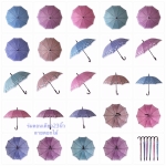 ร่มตอนเดียว23นิ้วลายดอกไม้