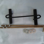 ชุดเหล็กรัดแบตเตอรี่เล็ก NS-60 สกรู 8 นิ้ว จำนวน 2 เส้น พร้อมแหวนอีแปะ และ หัวน๊อตติดแหวน