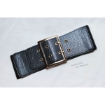 เข็มขัดแฟชั่นฟรีไซต์แบบยางยืด หัวทรงเข็มขัด