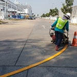 ราคาตีเส้นจราจรด้วย สีเทอร์โมพลาสติก