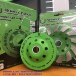 ( 1 ใบ ) ใบเจียร์ปูน Rabbit Tools 4 นิ้ว หนา 5 มิล ใบขัดพื้นคอนกรีต แผ่นถ้วยเพชรลบมุม DIAMOND CUP WHEEL