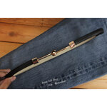 เข็มขัดสีดำเส้นเล็กแฟชั่นฟรีไซต์ น่ารักน่าใส่มาก