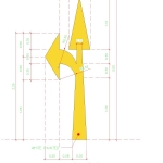 ลูกศรบอกทางตรงและเลี้ยวซ้าย-ขวาขนาดมาตราฐาน