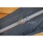 เข็มขัดแฟชั่นสีพาลเทลฟ้าสวยน่ารัก