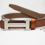เข็มขัดผู้หญิง Hermes หนังแท้ สีน้ำตาลสวย