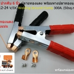 ปากคีบ 6 นิ้ว ปลายทองแดง พร้อมหางปลาทองแดง 12-24 V/DC Welding Ground Clamp 300A. (50sq.mm.)