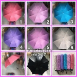 ร่มโค้งแฟชั่นยูวีดำ รหัส3417