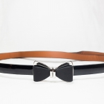 เข็มขัดปรับสายได้ ผิวเงาสวยรูปโบว์