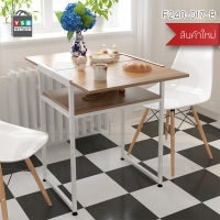 CASSA โต๊ะทานข้าว โต๊ะทำงาน โต๊ะอเนกประสงค์ สามารถพับเก็บได้ ขนาด 60 X 90 x 75 CM. (สีไม้เข้ม) รุ่น F240-D17-B