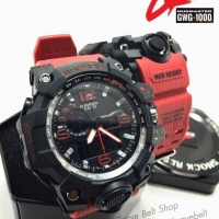 G SHOCK GWG-1000 สายแดงหน้าดำ
