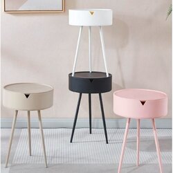 โต๊ะกลาง กาแฟ ห้องนั่งเล่น หัวเตียง สไตล์มินิมอล เฟอร์นิเจอร์แต่งบ้าน ทรงกลม YL0186 - YL0189