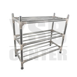 CASSA ชั้นวางรองเท้าแสตนเลส 3 ชั้น แบบท่อขนาดใหญ่ 22 mm รุ่น SR-A263