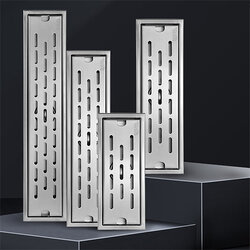 รางระบายน้ำ สแตนเลส304 ตะแกรงระบายน้ำ กันกลิ่น แมลง สแตนเลสขึ้นรูปหนาอย่างดี 20 30 40 cm CL0285 - CL0290