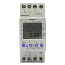 เครื่องตั้งเวลา แบบนาที Time Switch ตัดวงจรไฟ No NC 2 Circuit AC 220V 16A