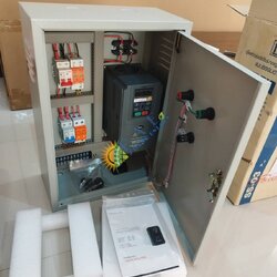 Set ตู้ Hybrid ปั้มน้ำ 1-3Hp 1P 220V สามารถใช้ทั้ง ไฟบ้านและโซลาร์เซลล์