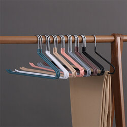 ไม้แขวน ไม้แขวนกางเกง ไม้แขวนผ้าขนหนู ไม่เป็นรอย ไม่เป็นสนิม แพค 5 ชิ้น