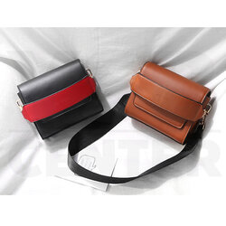 MICOCAH กระเป๋าแฟชั่น กระเป๋าถือ กระเป๋าสะพาย(สำหรับผู้หญิง) ขนาด 8.5x19x17 cm.