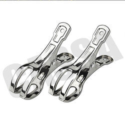 CASSA CLIP-11X1.5X6.5 คลิปหนีบผ้าแสตนเลส แบบปากหนีบกลม แพค5ตัว (ขายส่ง 24 แพค)