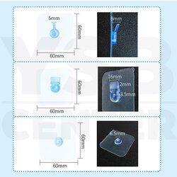 ตะขอ ตะขอแขวนอเนกประสงค์ แบบกาวไม่ต้องเจาะผนัง ขนาด 6 x 6 cm. (แพค 4 ชิ้น)