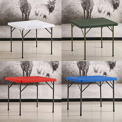 CASSA โต๊ะ โต๊ะอเนกประสงค์ โต๊ะคอมพิวเตอร์ โต๊ะปิคนิค โต๊ะคอมพิวเตอร์พับได้ ไม่ต้องประกอบ ขนาด 88 x 74 CM.