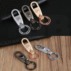 JOBON พวงกุญแจ เกรดพรีเมี่ยม ห่วงคู่ ห่วงล็อคกุญแจ ชุบเงา หนาพิเศษ