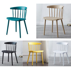 เก้าอี้พลาสติก เก้าอี้ Winsor เก้าอี้ทานอาหาร เก้าอี้ร้านกาแฟ สไตล์โมเดิร์น