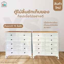 ชั้นวางของ ลิ้นชักเก็บของ ตู้ใส่ของ ชั้นวางสไตล์มินิมอล (ไม่ต้องประกอบ) 10 ลิ้นชัก PT019-30X100X110