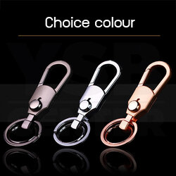 JOBON พวงกุญแจ เกรดพรีเมี่ยม ห่วงคู่ พร้อมตัวเปิด-ปิด ห่วงล็อตกุญแจ หนาพิเศษ