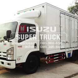 ISUZU NQR แบบตู้อลูมิเนียม (ช่วงต่อยาว 5.6เมตร)
