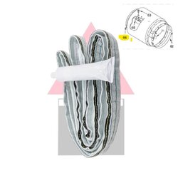 Rear Drum Felt Seal ผ้าสักหลาดขอบถังเครื่องอบผ้า Whirlpool รุ่น 3LWED4705FW / 3LWED4705FW0 (ราคาต่อ 1 ชิ้น)