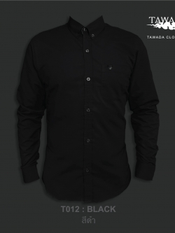 T012 สีดำ STANDARD SLIM-FIT
