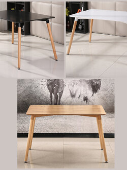 โต๊ะอเนกประสงค์สไตล์โมเดิร์น ทรงสี่เหลี่ยมผืนผ้า ขนาด 60x120 cm.